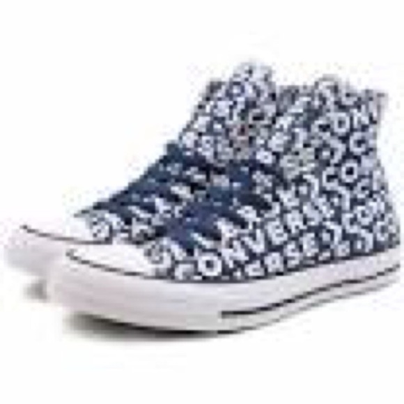 •Converse CTAS Hi Navy/White - Picture 2 of 9